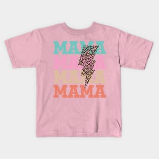 Mama retro distressed design Kids T-Shirt